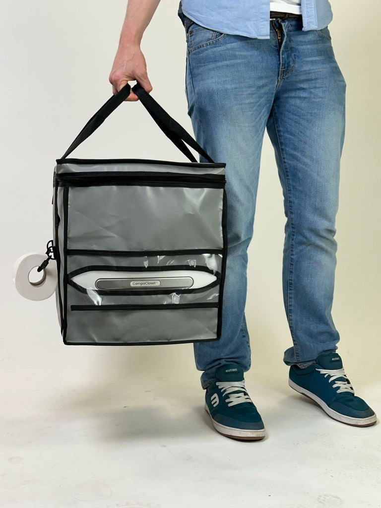 Compo Closet Australia travel bag with durable fabric, multiple compartments, and adjustable straps for convenient travel.