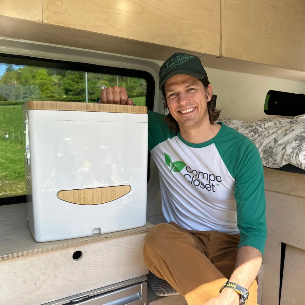Go and explore with Cuddy, your new composting toilet.