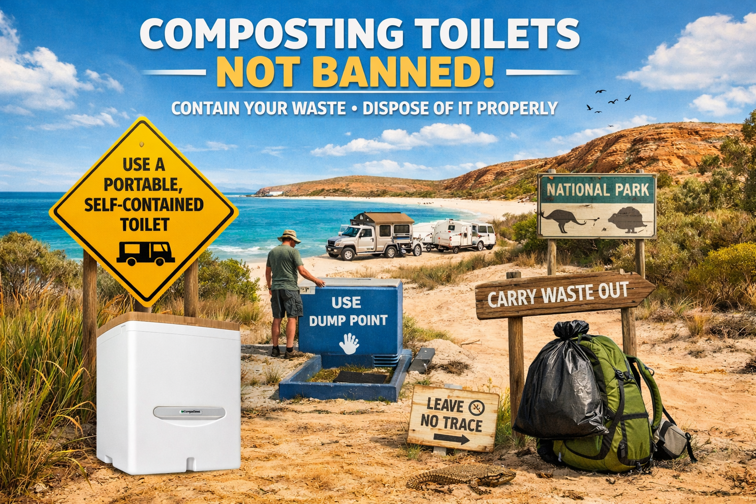 “I have heard that composting toilets are being banned.”