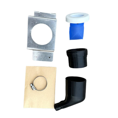 External liquid drain kit from Compo Closet Australia with hoses and connectors for plumbing drainage systems.