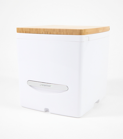 Bamboo seat cover by Compo Closet Australia, showing a natural bamboo material designed to protect and enhance chair seats.