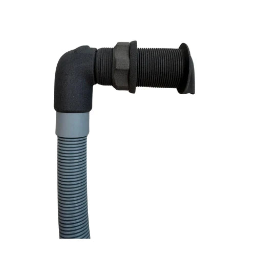 Compo Closet Australia external venting kit with flexible ducting and vent cover for efficient outdoor air exhaust system.